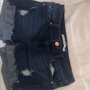 Ripped shorts!